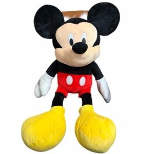 Disney Mickey Mouse Plush Toy - Black, Red, Yellow